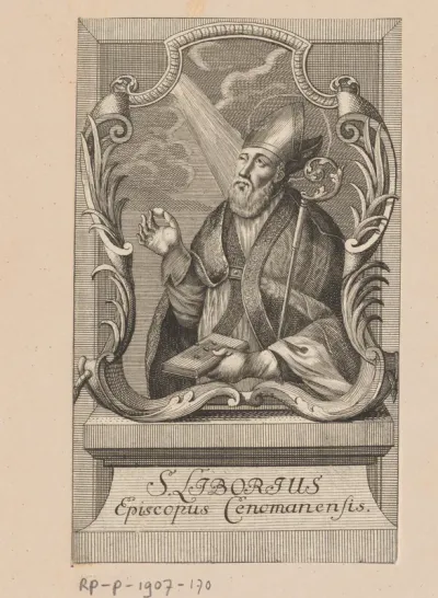 Portret van Liborius van Le Mans