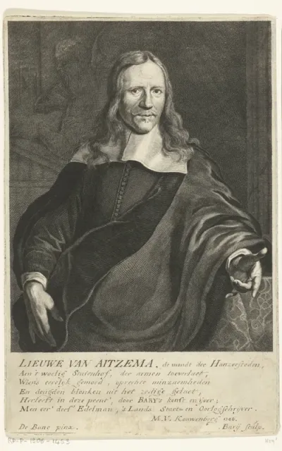 Portret van Lieuwe van Aitzema