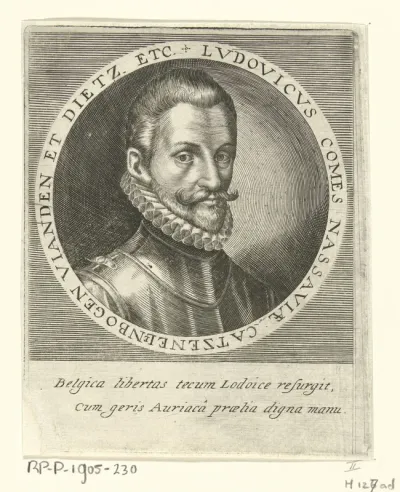 Portret van Lodewijk (1538-74), graaf van Nassau