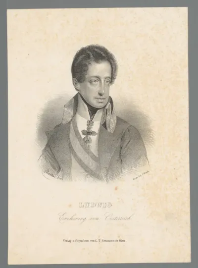 Portret van Lodewijk, aartshertog van Oostenrijk