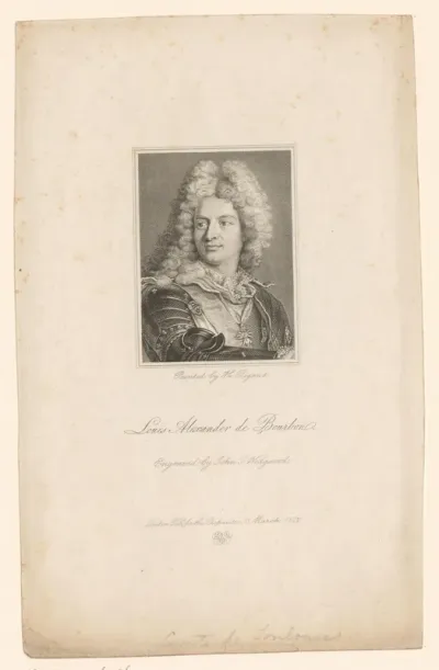 Portret van Lodewijk Alexander de Bourbon