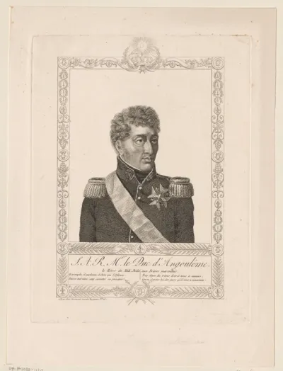 Portret van Lodewijk Anton de Bourbon, hertog van Angoulême