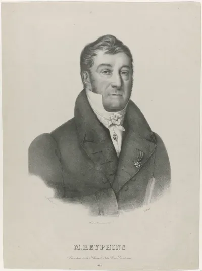 Portret van Lodewijk Antoon Reyphins, 1828