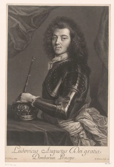 Portret van Lodewijk August van Bourbon