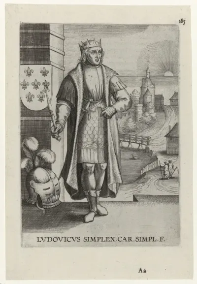 Portret van Lodewijk de Eenvoudige