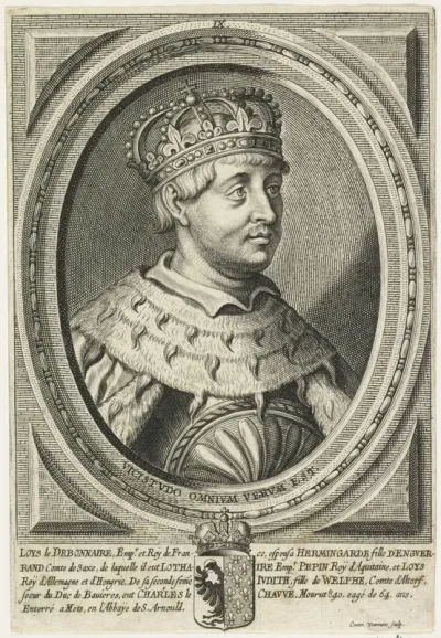 Portret van Lodewijk de Vrome