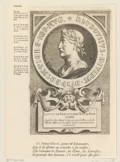 Portret van Lodewijk de Vrome