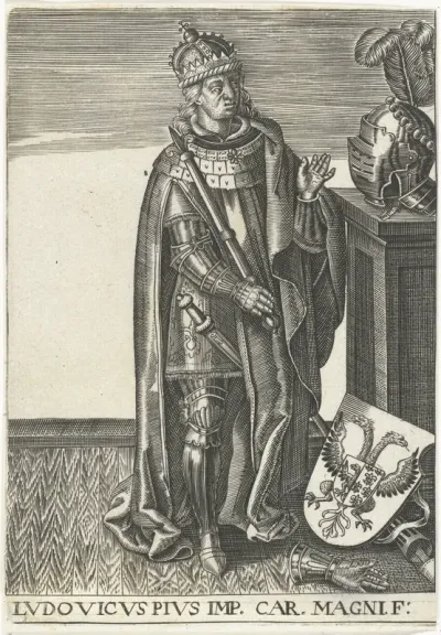 Portret van Lodewijk de Vrome