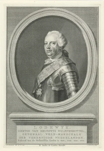 Portret van Lodewijk Ernst, hertog van Brunswijk-Wolfenbüttel