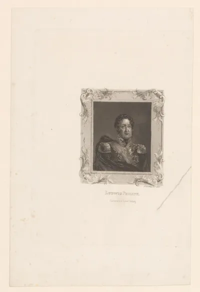 Portret van Lodewijk Filips I, koning van Frankrijk