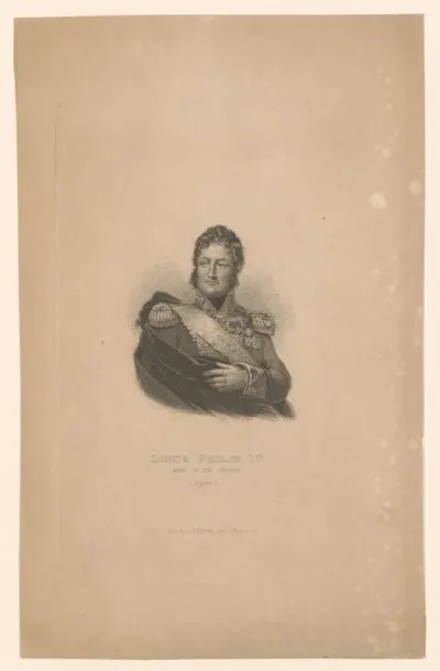 Portret van Lodewijk Filips I, koning van Frankrijk