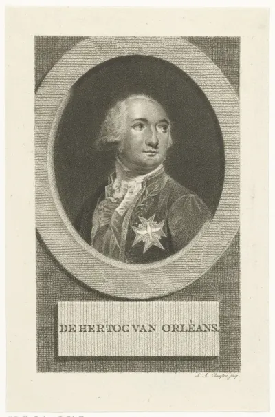 Portret van Lodewijk Filips II hertog van Orléans