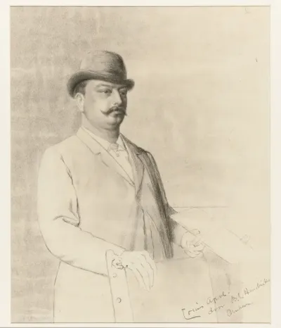 Portret van Lodewijk Franciscus Hendrik Apol.