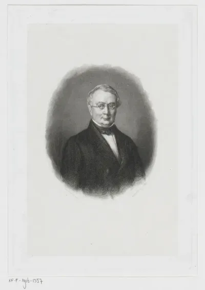 Portret van Lodewijk Gerard Visscher