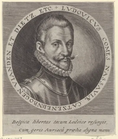 Portret van Lodewijk, graaf van Nassau