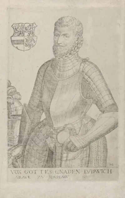 Portret van Lodewijk, graaf van Nassau