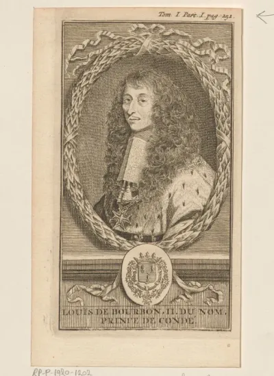 Portret van Lodewijk II de Bourbon-Condé, hertog van Enghien