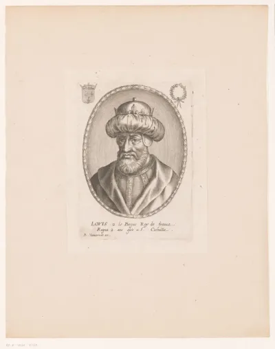 Portret van Lodewijk II van Frankrijk