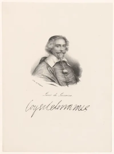Portret van Lodewijk II van Lorraine, kardinaal van Guise