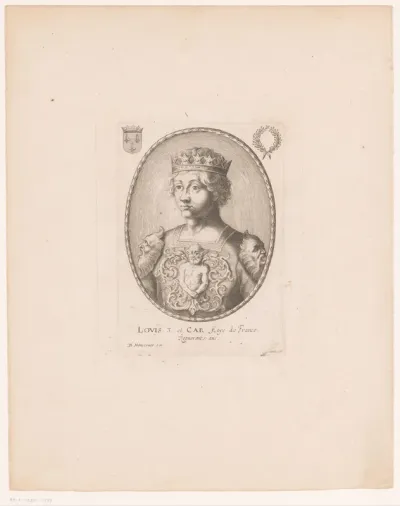 Portret van Lodewijk III van Frankrijk
