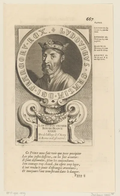 Portret van Lodewijk IV, koning van Frankrijk