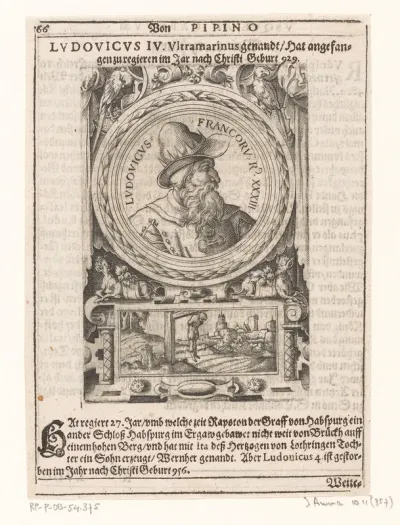 Portret van Lodewijk IV, koning van Frankrijk