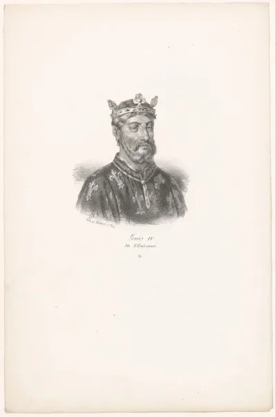 Portret van Lodewijk IV van Frankrijk