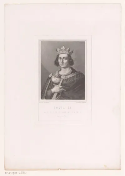 Portret van Lodewijk IX de Heilige