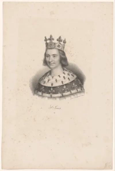 Portret van Lodewijk IX de Heilige