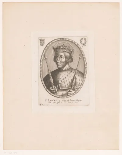 Portret van Lodewijk IX van Frankrijk