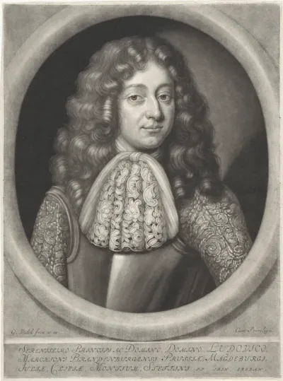 Portret van Lodewijk, markgraaf van Brandenburg