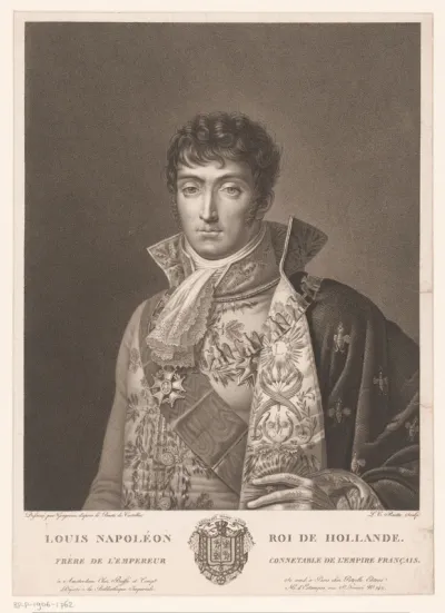 Portret van Lodewijk Napoleon