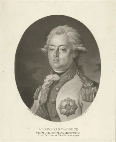 Portret van Lodewijk prins van Waldeck