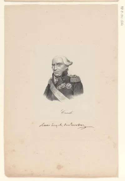 Portret van Lodewijk V Jozef de Bourbon-Condé