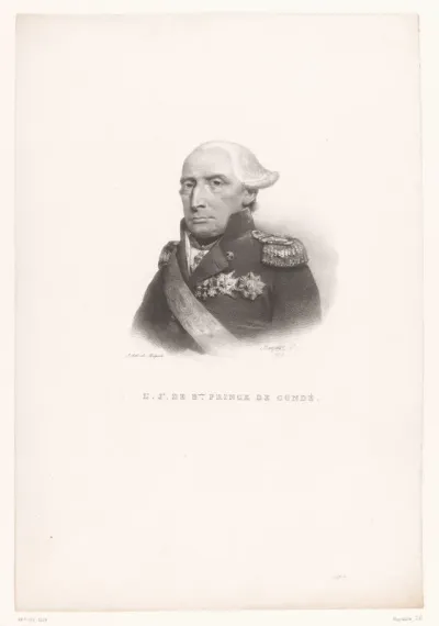 Portret van Lodewijk V Jozef van Bourbon-Condé