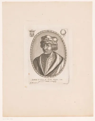 Portret van Lodewijk V van Frankrijk