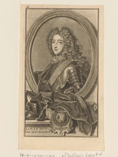 Portret van Lodewijk van Frankrijk, hertog van Bourgondië