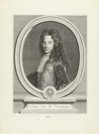 Portret van Lodewijk van Frankrijk, hertog van Bourgondië