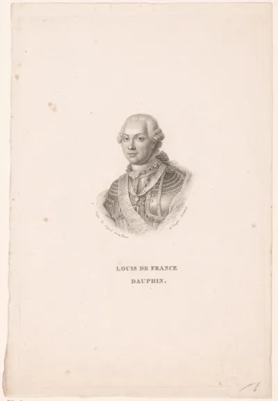 Portret van Lodewijk van Frankrijk