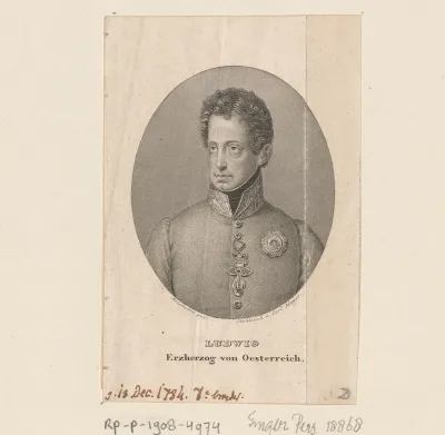 Portret van Lodewijk van Oostenrijk