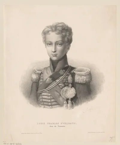 Portret van Lodewijk van Orléans, hertog van Nemours