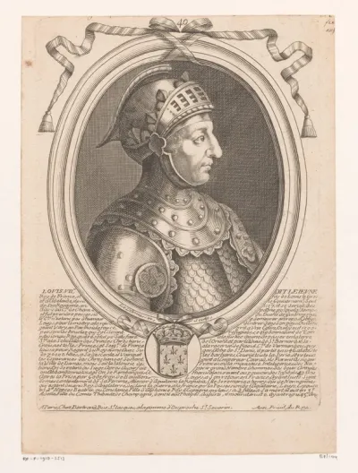 Portret van Lodewijk VII, koning van Frankrijk