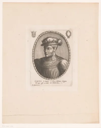 Portret van Lodewijk VII van Frankrijk