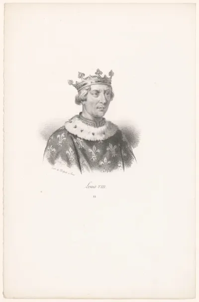 Portret van Lodewijk VIII van Frankrijk