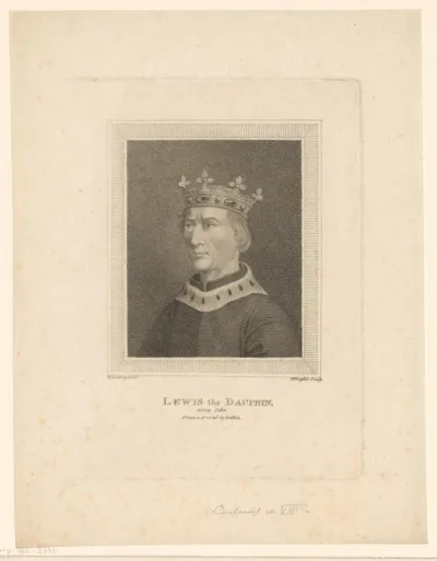 Portret van Lodewijk VIII
