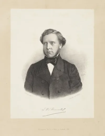 Portret van Lodewijk Willem Ernst Rauwenhoff