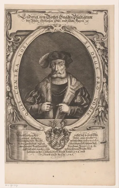 Portret van Lodewijk X, hertog van Beieren