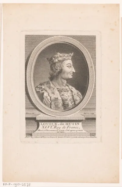 Portret van Lodewijk X
