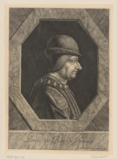 Portret van Lodewijk XI van Frankrijk
