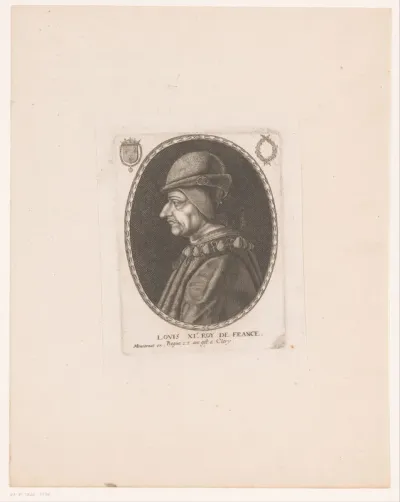 Portret van Lodewijk XI van Frankrijk
